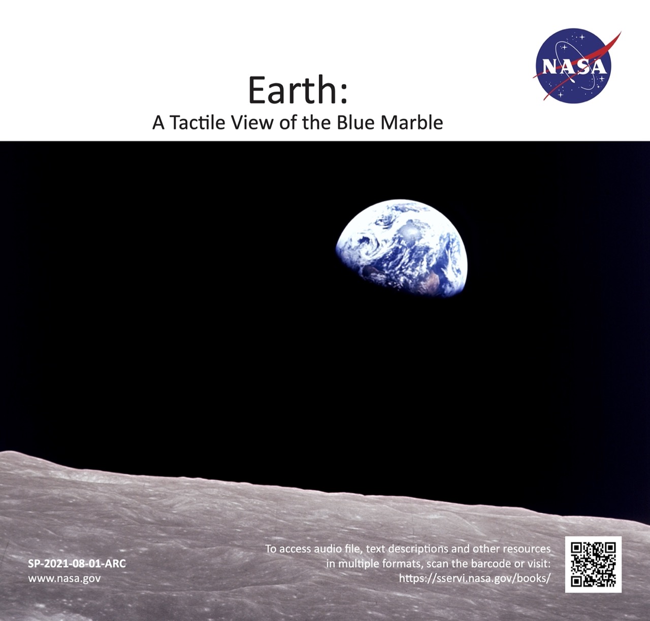 The cover image for the Earth: A Tactile View of the Blue Marble